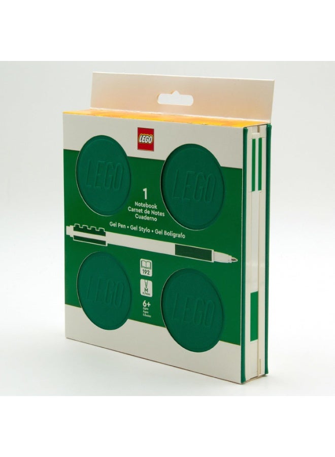 Lego IQ Locking Notebook w/Gel Pen Green - Image 1